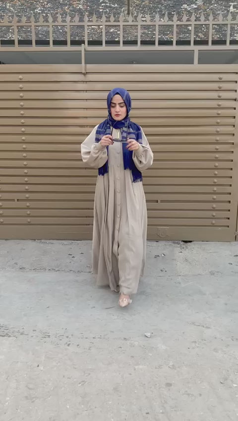 Button Down Abaya